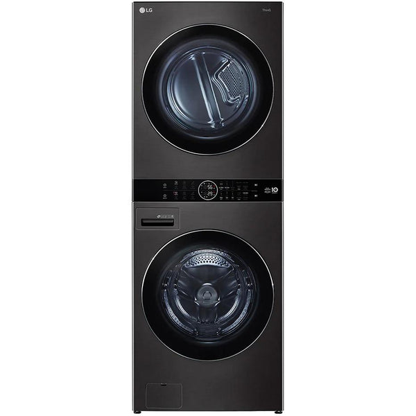 LG Stacked Washer/Dryer Electric Laundry Center WKHC202HBA IMAGE 1