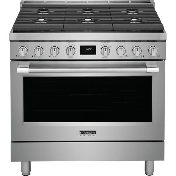 Frigidaire Professional 36-inch Freestanding Dual-Fuel Range with Convection Technology PCFD3670AF IMAGE 1
