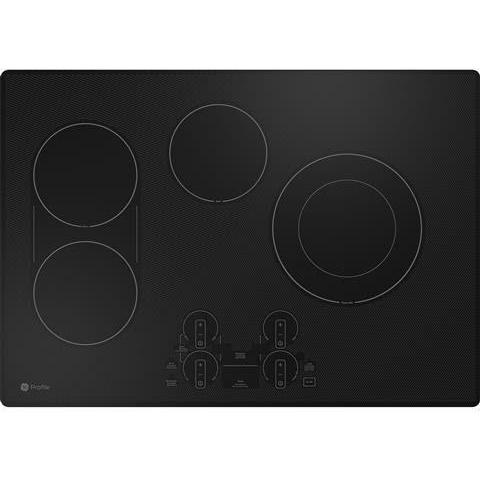 GE Profile 30-inch Built-in Electric Cooktop With Wi-Fi PEP7030DTBB IMAGE 1