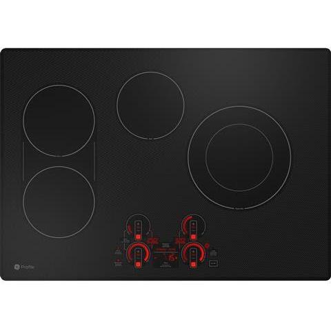 GE Profile 30-inch Built-in Electric Cooktop With Wi-Fi PEP7030DTBB IMAGE 2