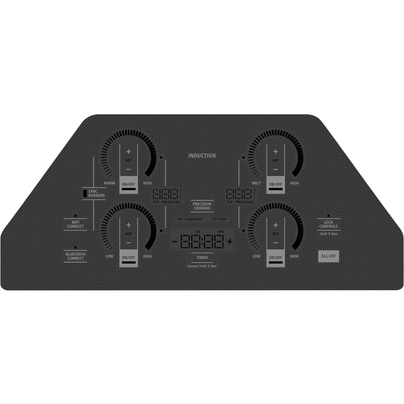 Monogram 30-inch Built-In Induction Cooktop with Wi-Fi Connect ZHU30RDTBB IMAGE 3