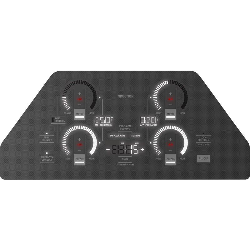 Monogram 30-inch Built-In Induction Cooktop with Wi-Fi Connect ZHU30RDTBB IMAGE 4