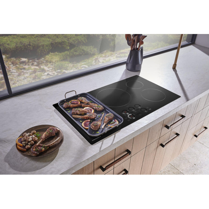 Monogram 30-inch Built-In Induction Cooktop with Wi-Fi Connect ZHU30RDTBB IMAGE 5