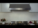 Zephyr 48-inch Series Pro Tempest I Wall Mount Under-Cabinet Range Hood AK7048CS EXTERNAL_VIDEO 1