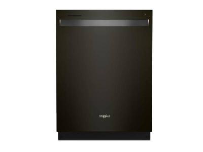 24" Whirlpool Built-In Undercounter Dishwasher in Black Stainless Steel
