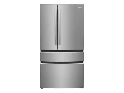 36" Frigidaire Gallery 22.1 Cu. Ft. Counter-Depth 4-Door French Door Refrigerator in Stainless Steel