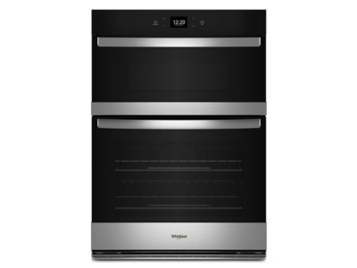 27" Whirlpool 5.7 Cu. Ft. Combo Wall Oven with Air Fry in Stainless Steel