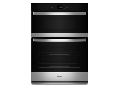 29" Whirlpool 6.4 Cu. Ft. Combo Wall Oven with Air Fry in Stainless Steel