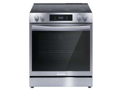 30" Frigidaire Gallery 6.2 Cu. Ft. Front Control Electric Range with Total Convection in Stainless Steel