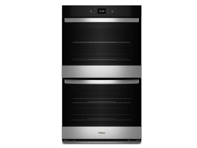 27" Whirlpool 8.6 Cu. Ft. Double Wall Oven with Air Fry in Stainless Steel