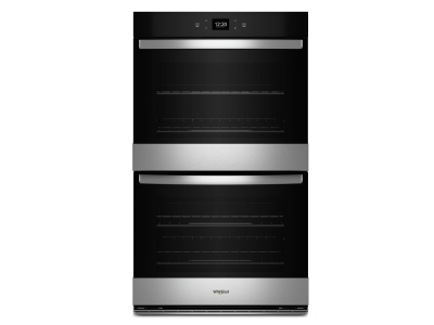 30" Whirlpool 10.0 Cu. Ft. Double Wall Oven with Air Fry in Stainless Steel