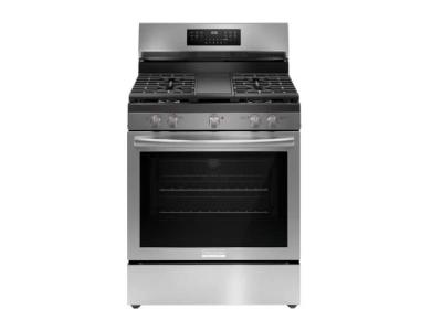 30" Frigidaire Gallery 5.1 Cu. Ft. Rear Control Gas Range with Total Convection