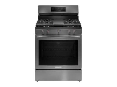 30" Frigidaire Gallery Rear Control Gas Range with Total Convection