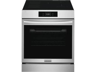 30" Frigidaire Gallery Front Control Induction Range with Stone-Baked Pizza