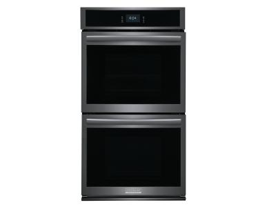 27" Frigidaire Gallery 7.6 Cu. Ft. Double Electric Wall Oven With Total Convection In Black Stainless Steel