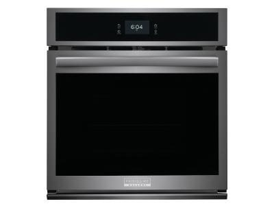 27" Frigidaire Gallery 3.8 Cu. Ft. Single Electric Wall Oven With Total Convection In Black Stainless Steel