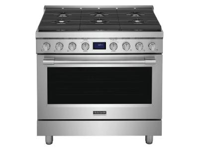 36" Frigidaire Professional Front Control Freestanding Gas Range
