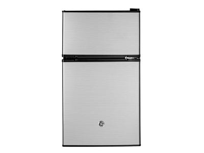 19" GE 3.1 Cu. Ft. Double Door Compact Refrigerator