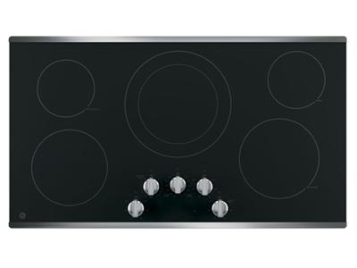 36" GE Radiant Cooktop With Dual Elements