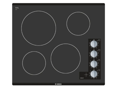 23" Bosch 500 Series Electric Cooktop With Black Frameless