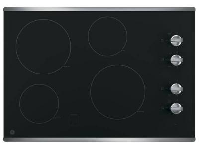 30" GE Built-In Knob Control Electric Cooktop