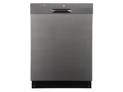 24" GE Built-In Front Control Dishwasher In Slate