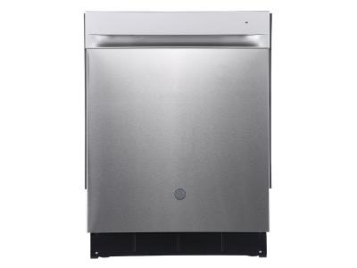 24" GE Built-In Top Control Dishwasher In Stainless Steel