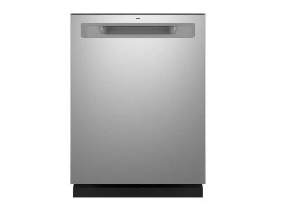 24" GE Top Control Plastic Interior Dishwasher with Sanitize Cycle