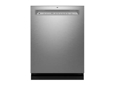 24" GE Front Control Stainless Steel Interior Dishwasher with Sanitize Cycle