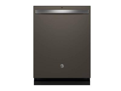 24" GE Top Control Stainless Steel Interior Dishwasher with Sanitize Cycle