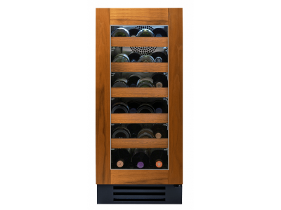 15" True Residential 3.1 cu. ft. Overlay Glass Right-Hinge Undercounter Wine Cabinet