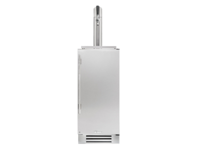 15" True Residential 3.14 Cu. Ft. Stainless Steel Right-Hinge Single Tap UnderCounter Beverage Dispenser