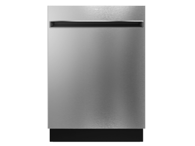 24" GE Top Control Dishwasher 47 dBA Auto Open Dry in Fingerprint Resistant Stainless Steel