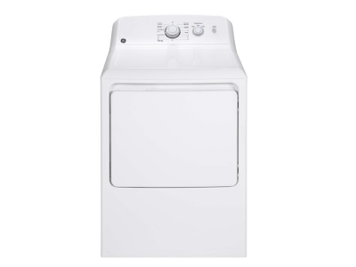 27" GE 6.2 cu.ft Top Load Electric Dryer with SaniFresh Cycle in White