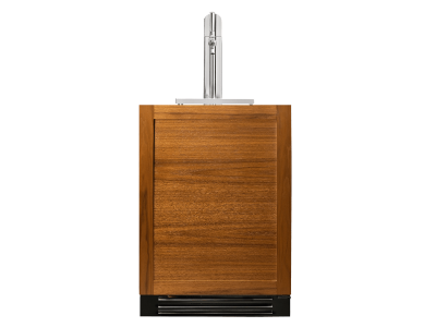 24" True Residential 5.75 Cu. Ft. Overlay Panel Right-Hinge Single Tap UnderCounter Beverage Dispenser