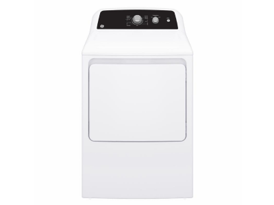 27" GE 6.2 Cu. Ft. Top Load Electric Dryer with SaniFresh Cycle White
