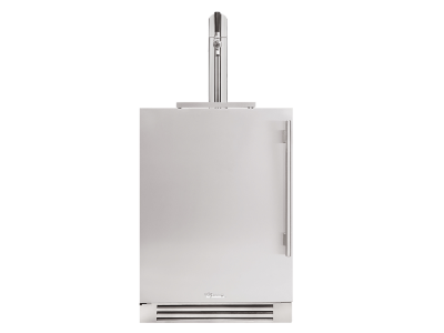 24" True Residential 5.75 Cu. Ft. Stainless Steel Left-Hinge Single Tap UnderCounter Beverage Dispenser