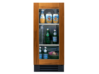 15" True Residential 3.14 Cu. Ft. Overlay Glass Right-Hinge Undercounter Refrigerator