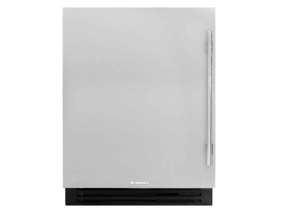 24" True Residential 5 Cu. Ft. ADA Height Stainless Solid Left-Hinge Undercounter Refrigerator
