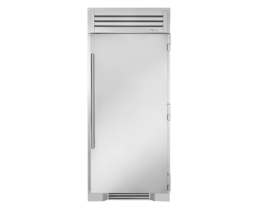 36" True Refrigerator Column Right Hinge in Stainless Steel Color