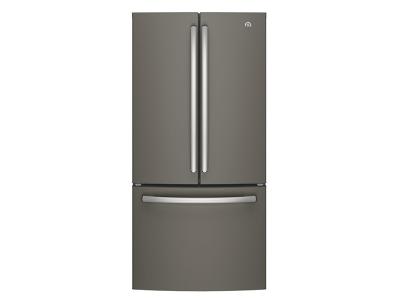 33" GE 18.6 Cu. Ft. Counter Depth French Door Refrigerator With Factory Installed Icemaker