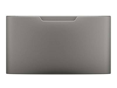 28" GE Flexible Multi-Use Storage Pedestal in Satin Nickel