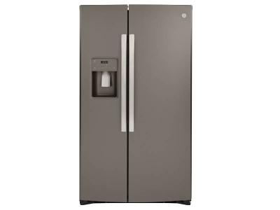 36" GE 21.8 Cu. Ft. Counter Depth Side-By-Side Refrigerator
