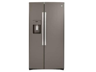 36" GE 25.1 Cu. Ft. Side-By-Side Refrigerator