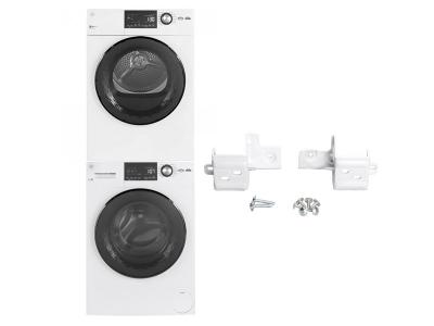 24" GE Stack Bracket Kit and Front Load Washer and Front Load Electric Dryer