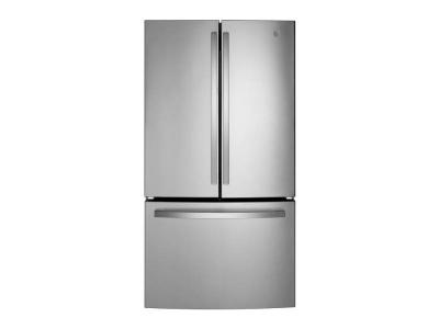36" GE 27.0 Cu. Ft. Fingerprint Resistant French-Door Refrigerator