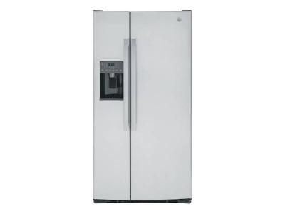 33" GE 23.2 Cu. Ft. Side-By-Side Refrigerator in Stainless Steel