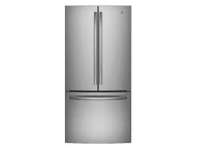 33" GE 24.8 Cu. Ft. French Door Refrigerator In Fingerprint Resistant Stainless Steel
