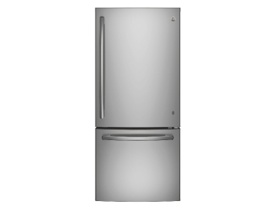 30" GE 20.9 Cu. Ft. Bottom Mount Refrigerator In Fingerprint Resistant Stainless Steel