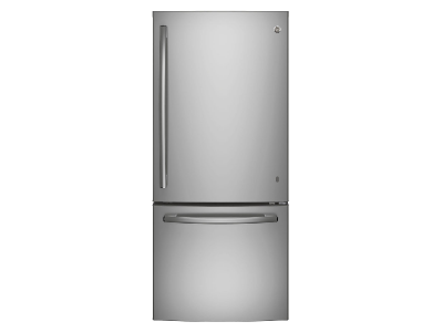 30" GE 20.9 Cu. Ft. Bottom Mount Refrigerator In Fingerprint Resistant Stainless Steel